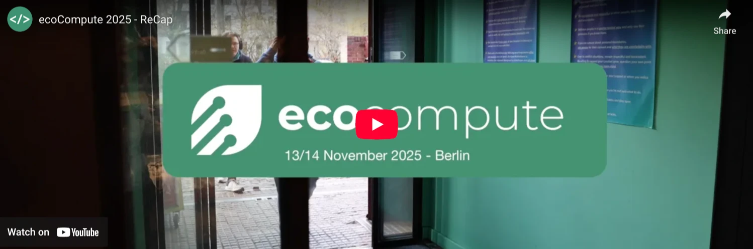 ecoCompute 2025 recap reel video
